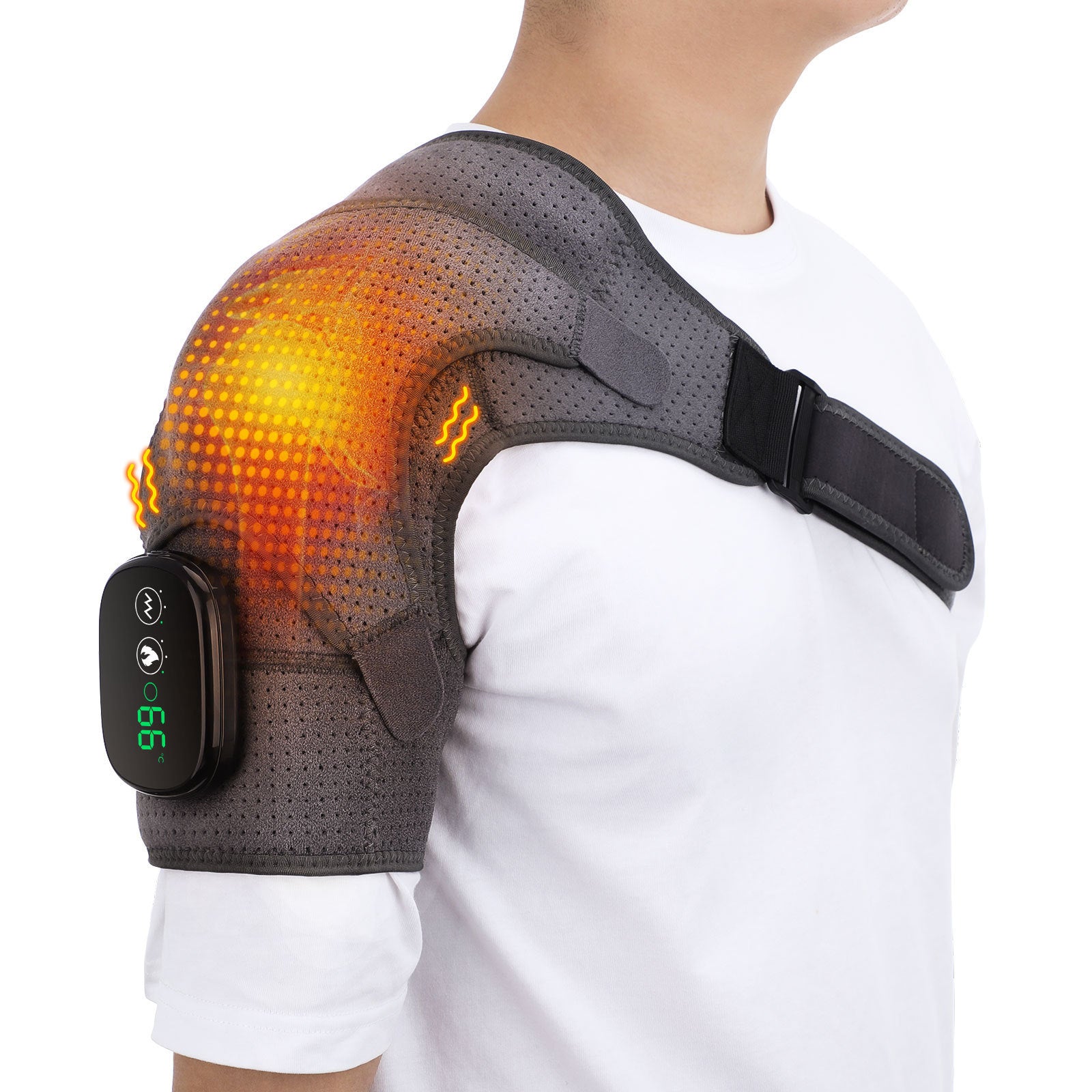 USB Rechargeable Electric Heating Shoulder Pad