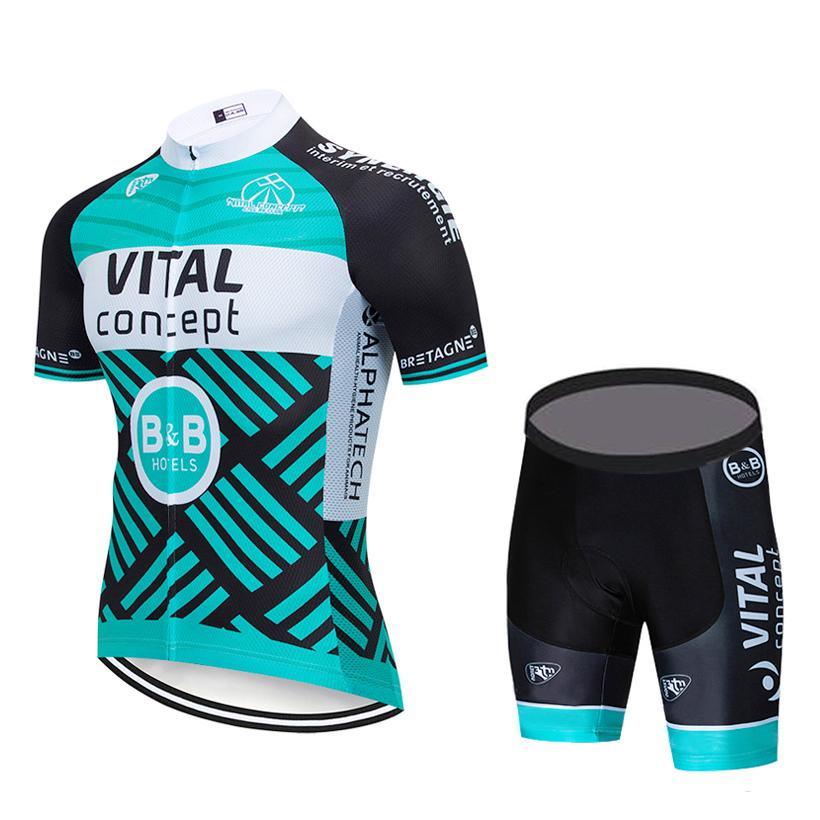 Vital Sports Men’s Performance Kit: Stealth Black Jersey &amp; Bib Set