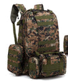 Men&#39;s Travel Backpack Oxford Cloth Outdoors Backpack Army Camouflage Tactics Double Shoulder Bag Mountaineering Large Combination Backpack