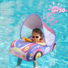 Children&#39;s Running Model Swimming Ring With Sun Protection