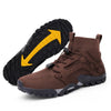 Outdoor Large Size Hiking Shoes Men&#39;s Lightweight High-top