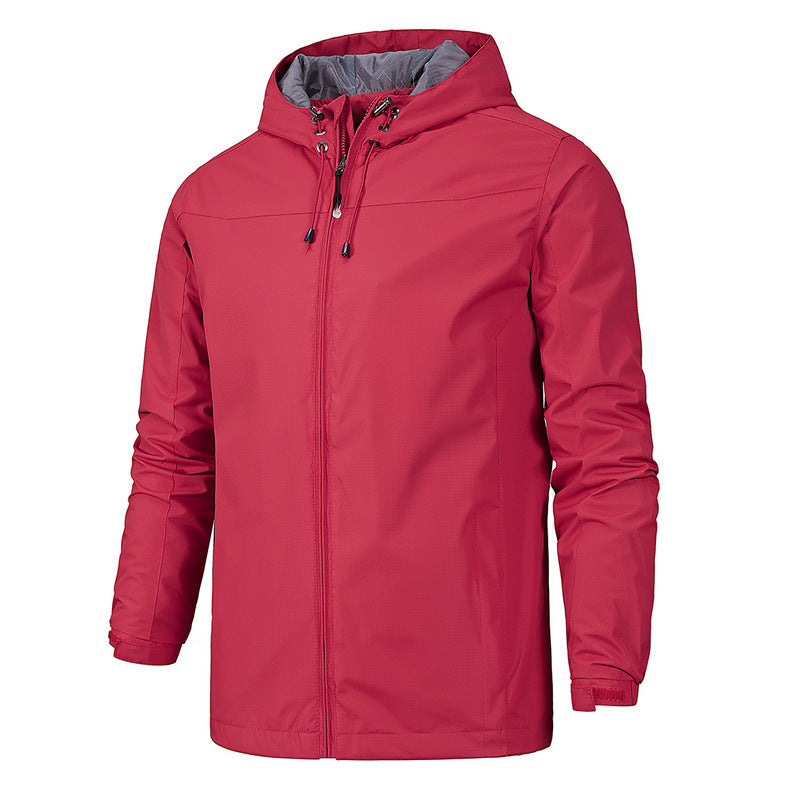 Men’s Outdoor Windbreaker Jacket – Lightweight &amp; Water-Resistant