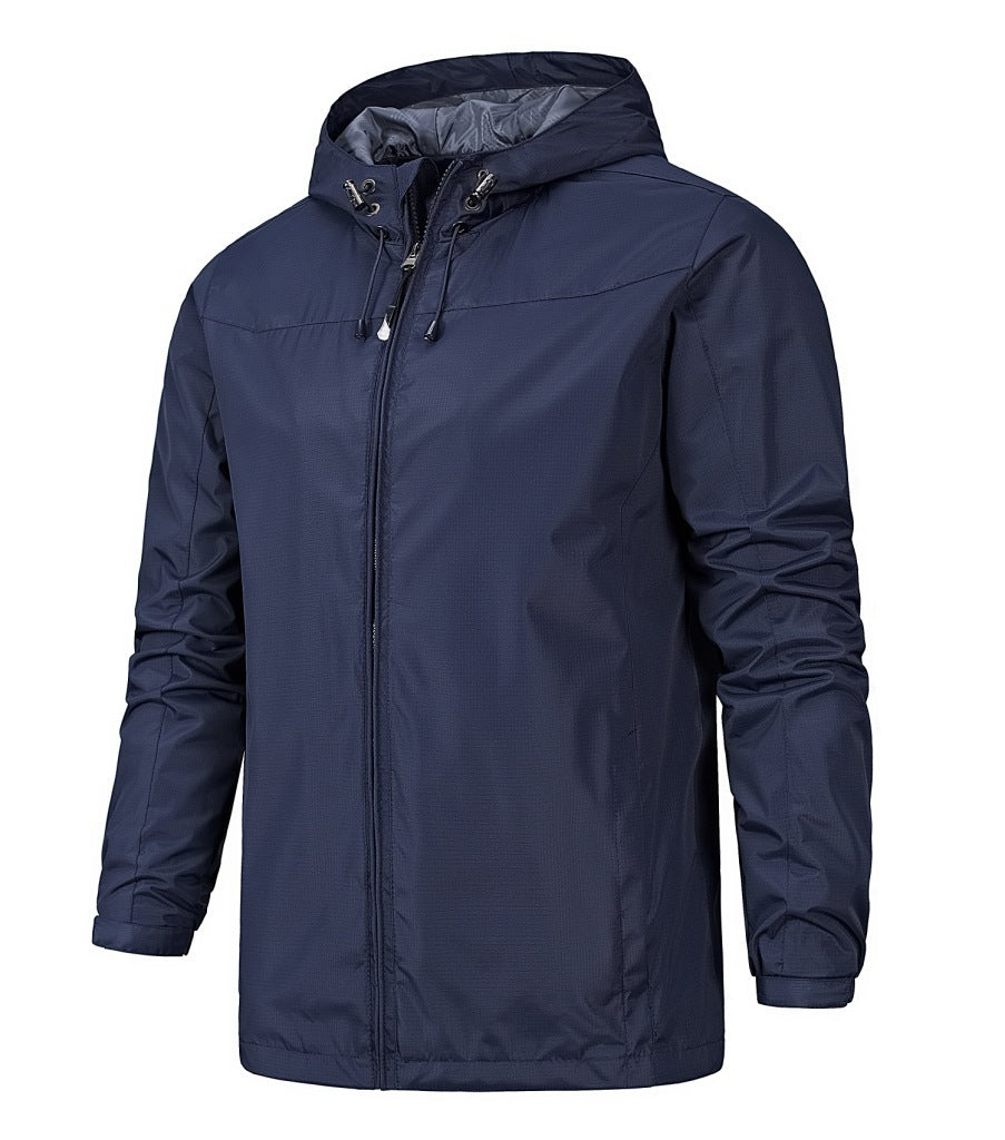 Men’s Outdoor Windbreaker Jacket – Lightweight &amp; Water-Resistant
