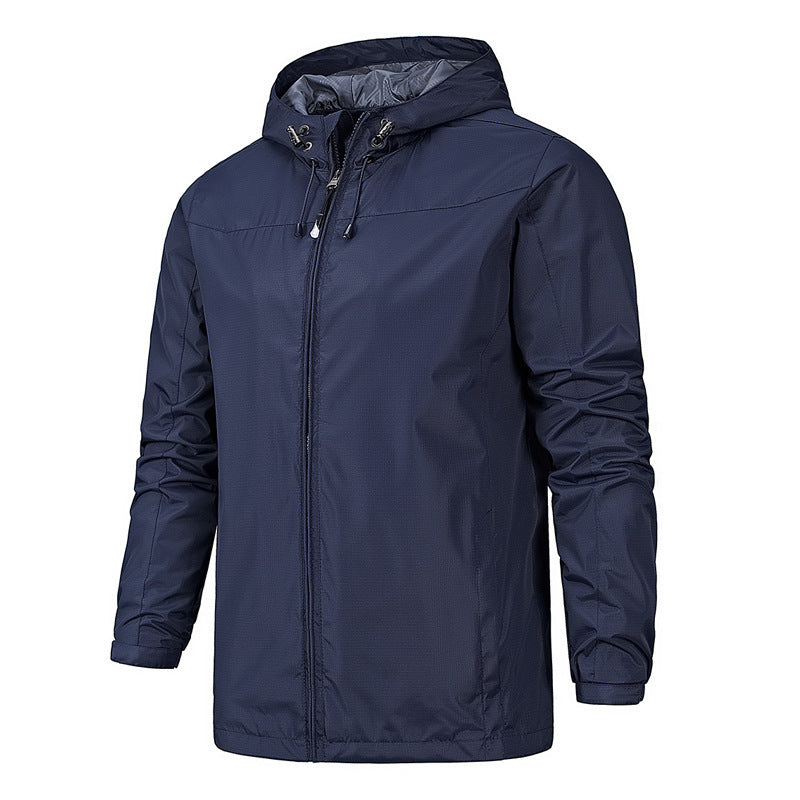 Men’s Outdoor Windbreaker Jacket – Lightweight &amp; Water-Resistant