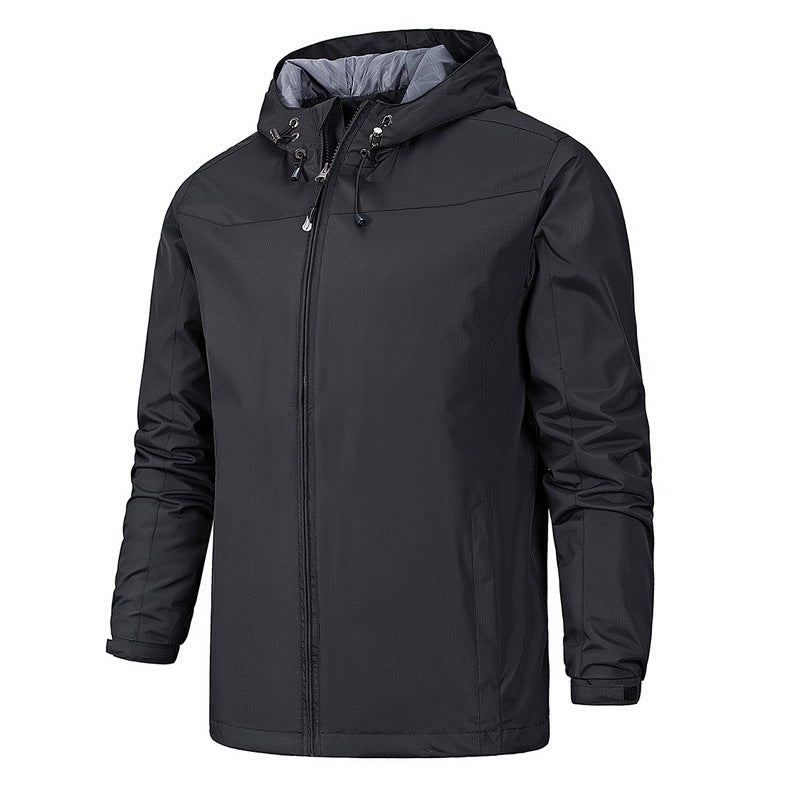 Men’s Outdoor Windbreaker Jacket – Lightweight &amp; Water-Resistant