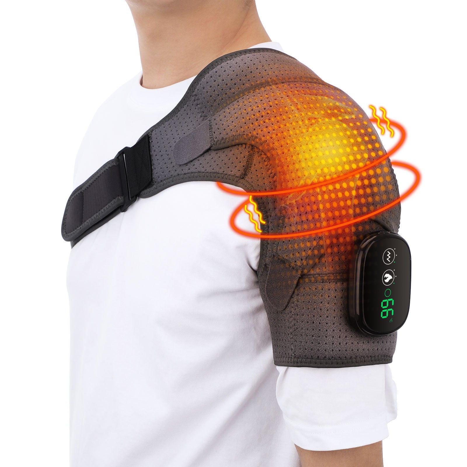 USB Rechargeable Electric Heating Shoulder Pad